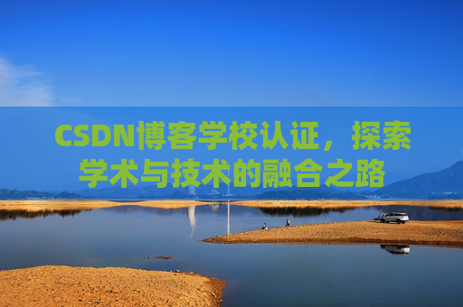 CSDN博客学校认证，探索学术与技术的融合之路